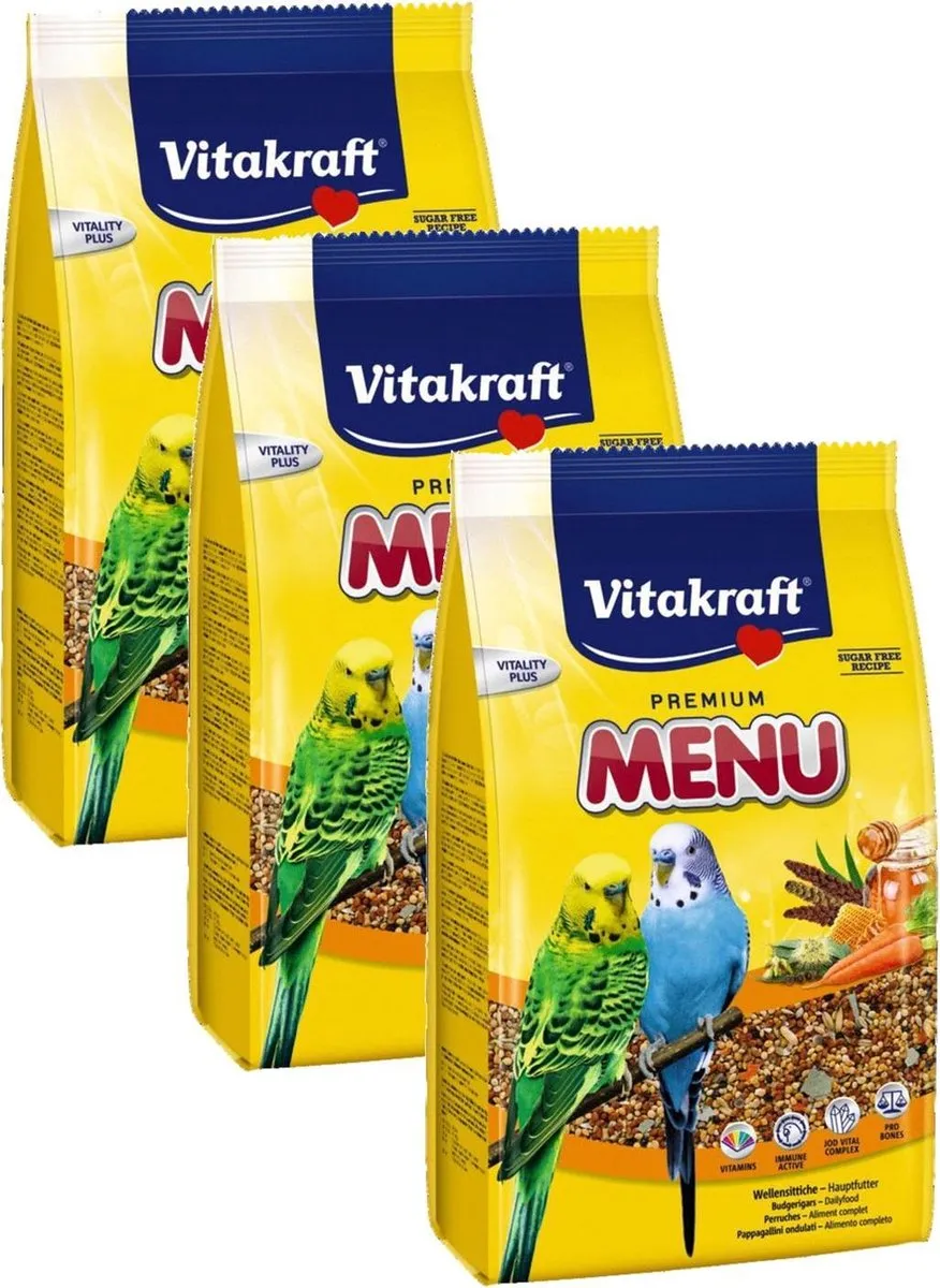 Vitakraft Parkieten Premium Menu Vogelvoer