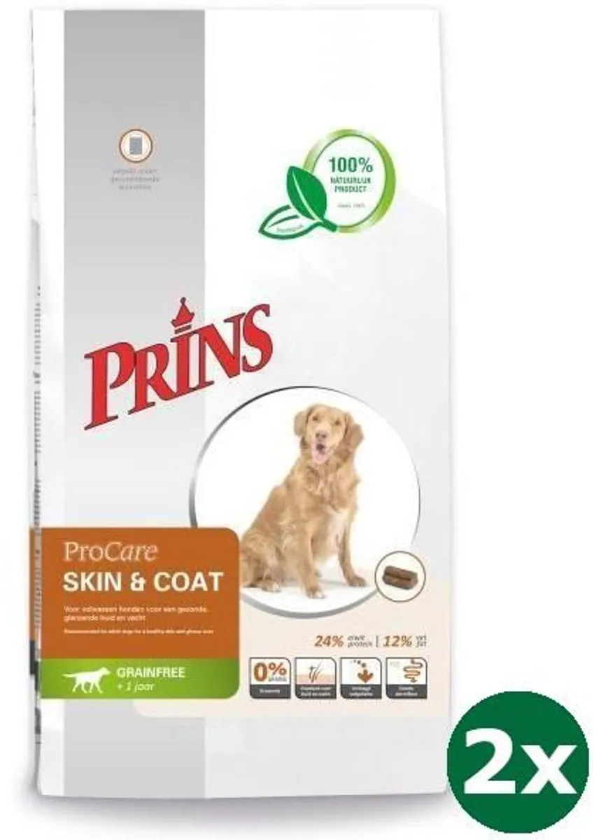 Prins ProCare Graanvrij Hondenvoer 2x12kg