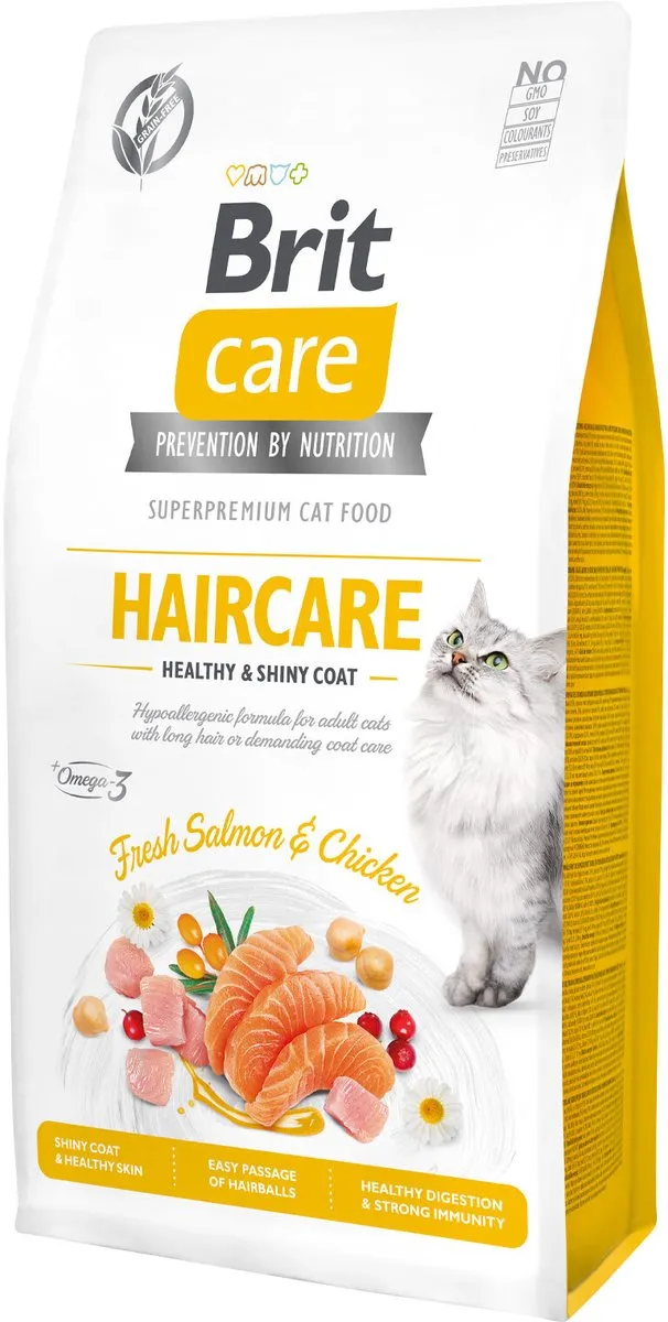 Brit Care Haircare Zalm & Kip Kattenvoer 2kg