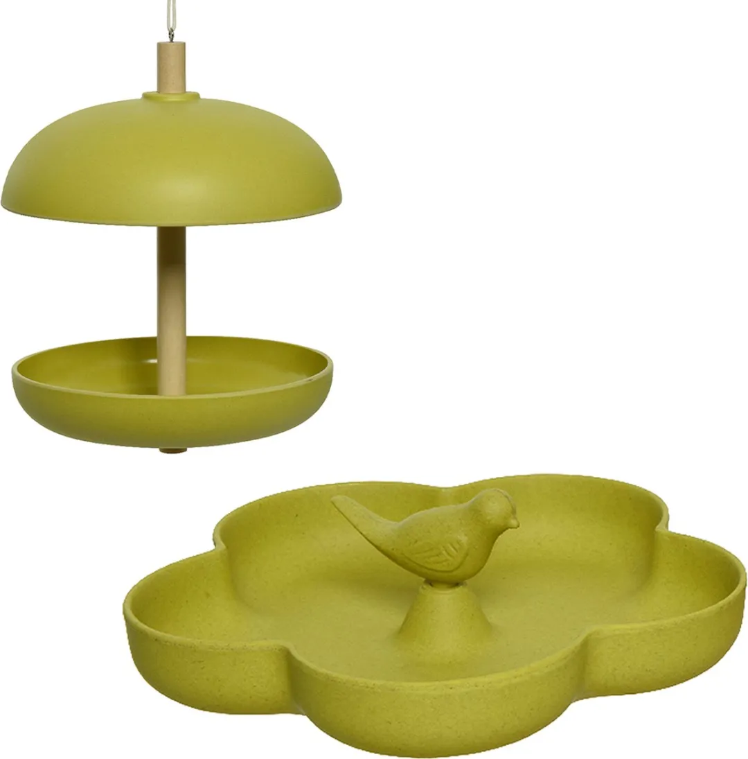 Decoris Vogel Voedersilo met Bad