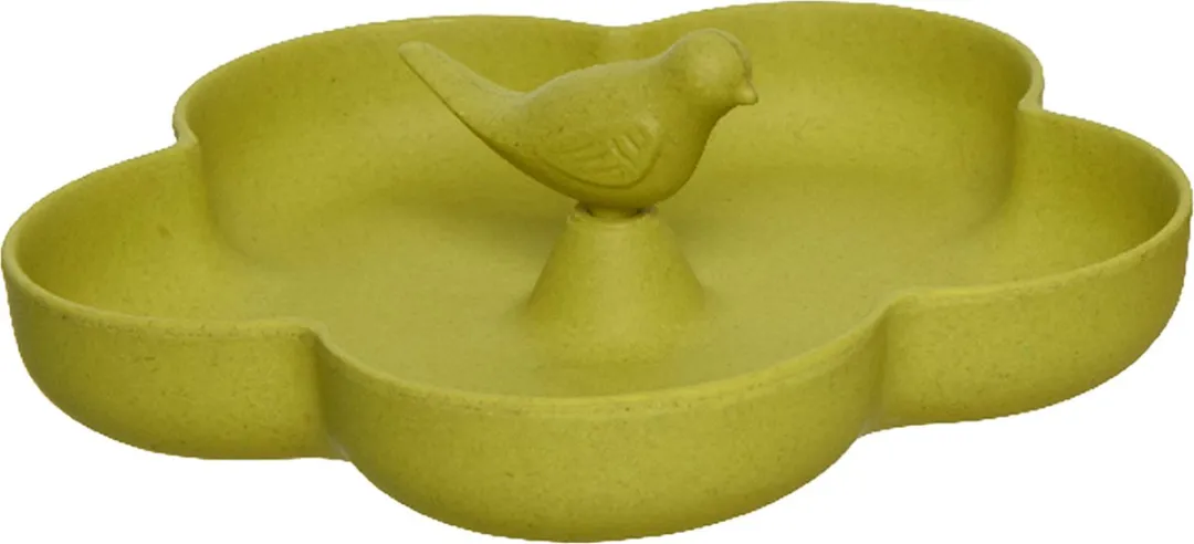Decoris Vogel Voedersilo met Bad - Groen