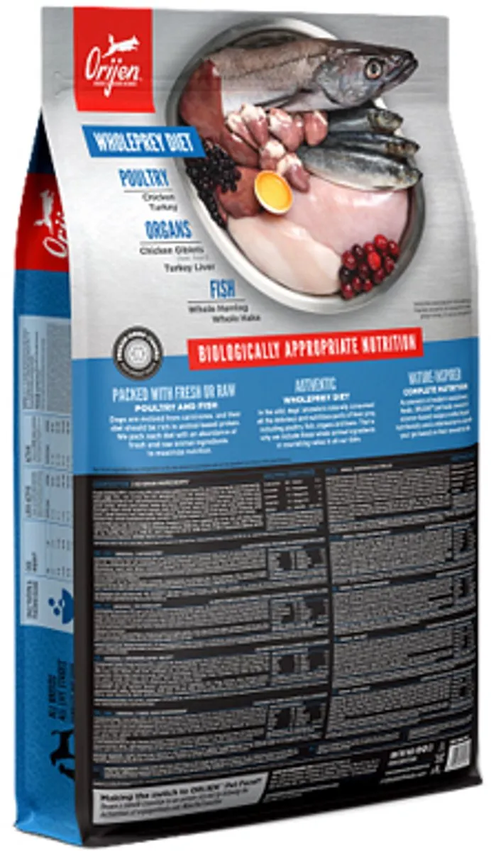 Orijen Whole Prey Original Dog Kip & Kalkoen - 2 kg