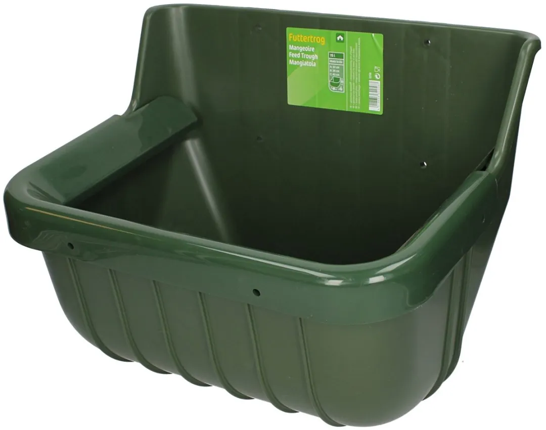 Kerbl Voerbak 15L - Groen
