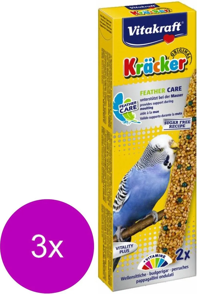 Vitakraft Parkiet Kracker - 6 Stuks