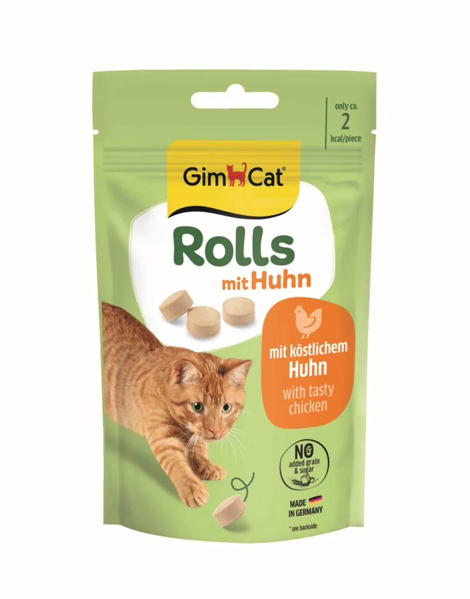 GimCat Rolls Kip Kattensnacks