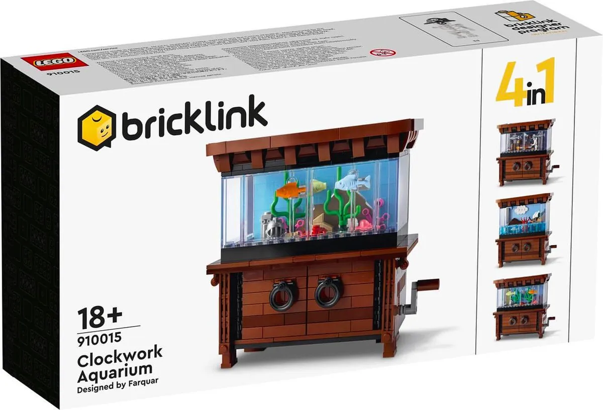 LEGO BrickLink Clockwork Aquarium 910015 - 876 Stukken