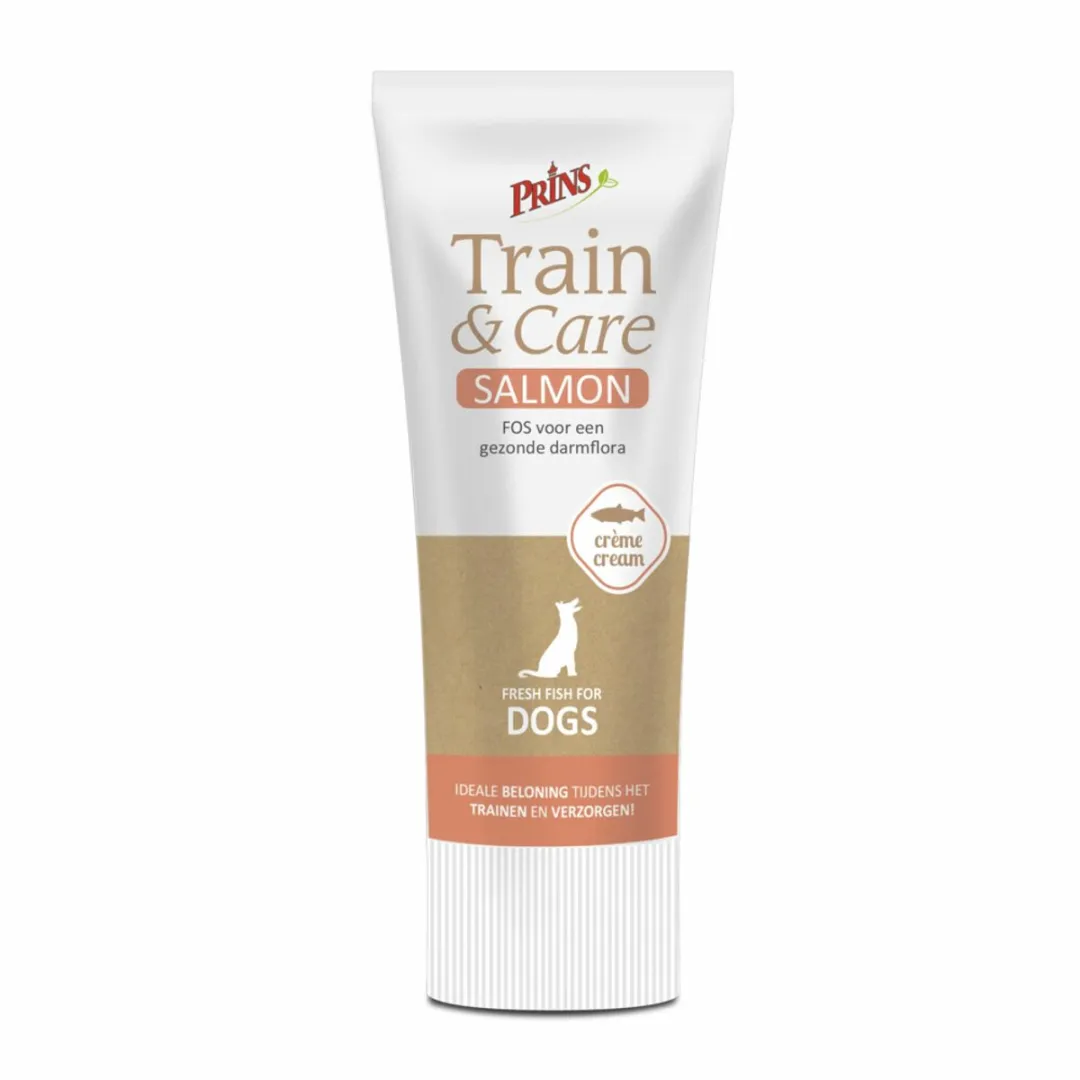 Prins Train&Care Hond Salmon 6x75g