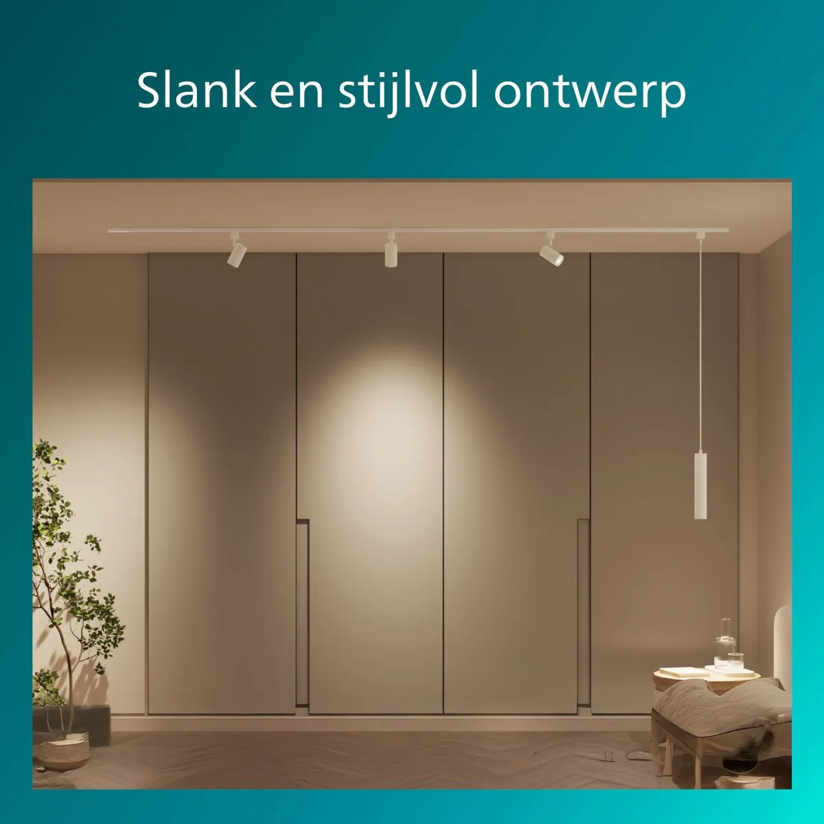 Philips EasyLink Paxie Hanglamp GU10 7W - Wit - afbeelding 6 van 6