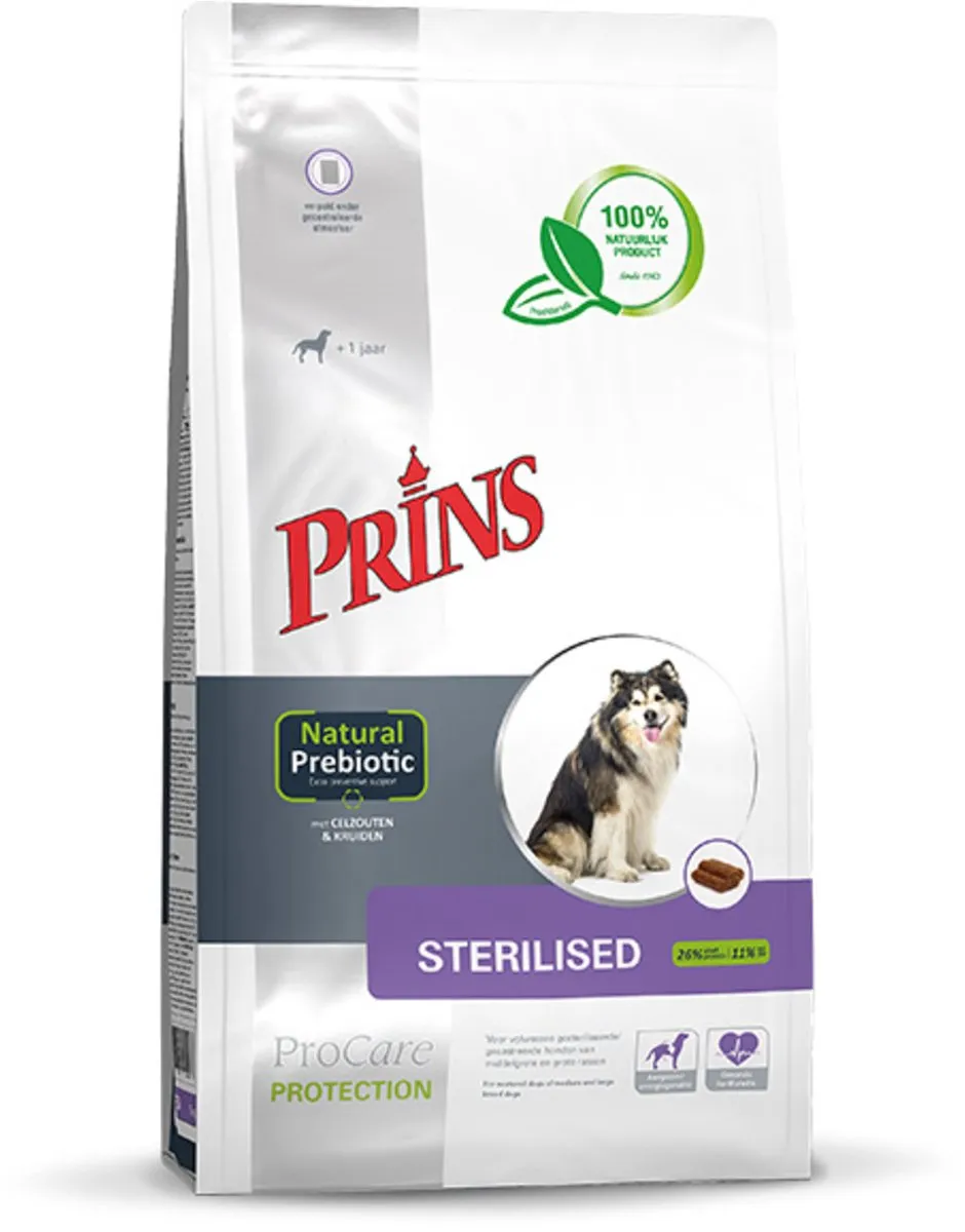 Prins ProCare Protection Sterilised Hondenvoer 15kg