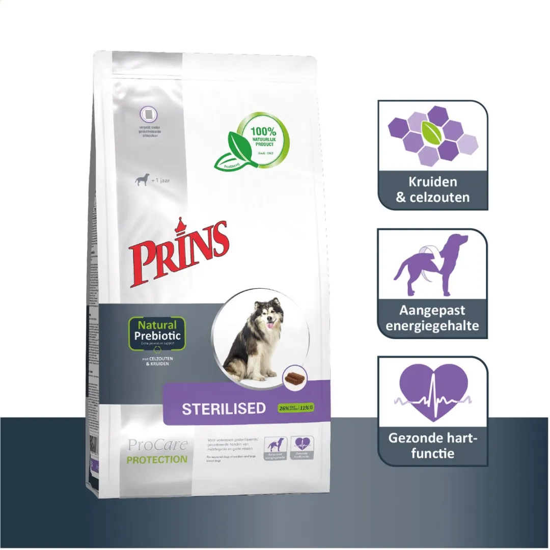Prins ProCare Protection Sterilised Hondenvoer 15kg