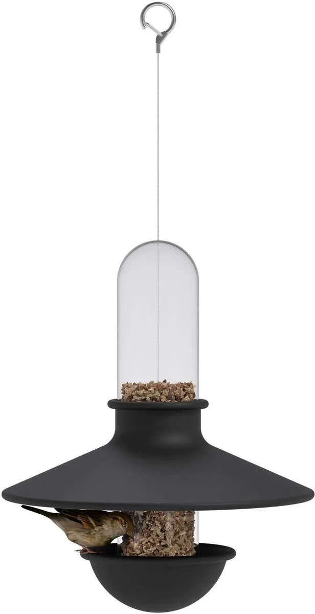 Eva Solo Vogelvoeder De Luxe Borosilicaatglas - Zwart