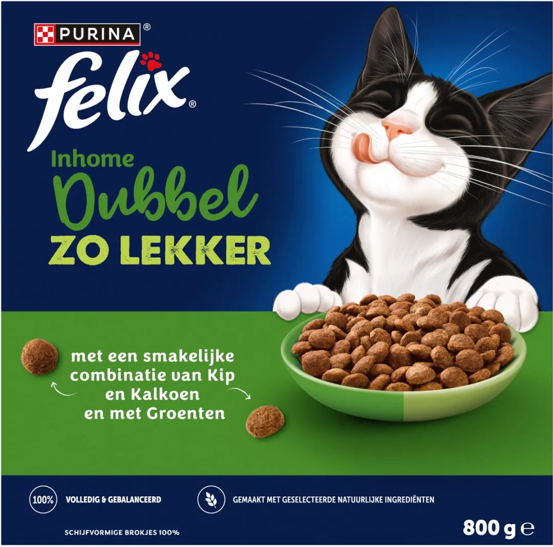 Felix DubbelZoLekker Inhome - Kip Kalkoen Groenten 4000g