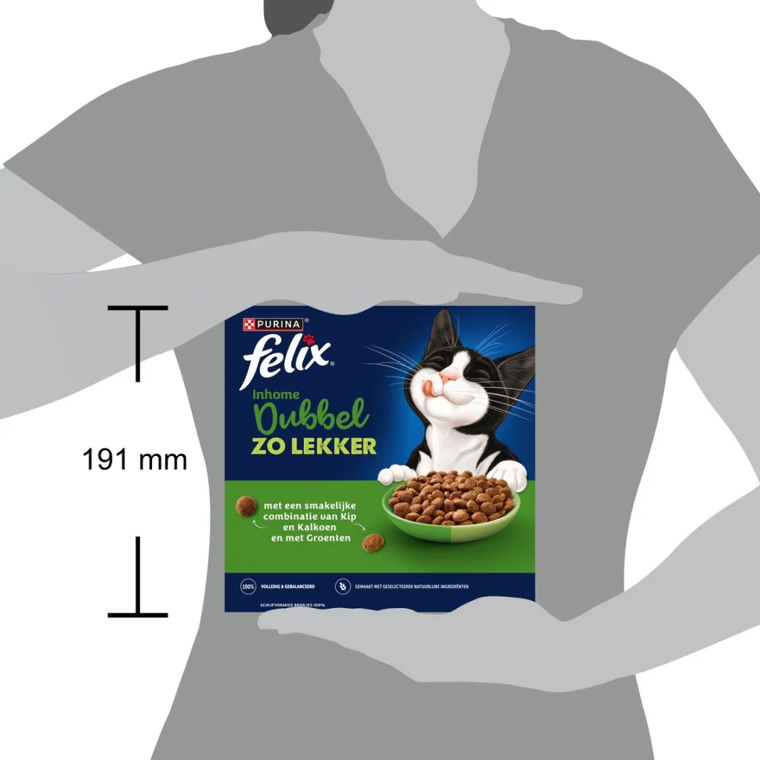 Felix DubbelZoLekker Inhome - Kip Kalkoen Groenten 4000g