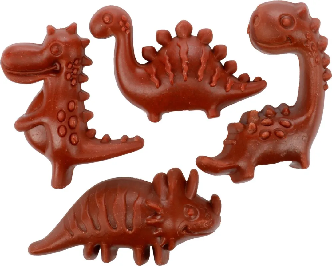 Flamingo Veggie Dino Hondensnack Aardbei 120g