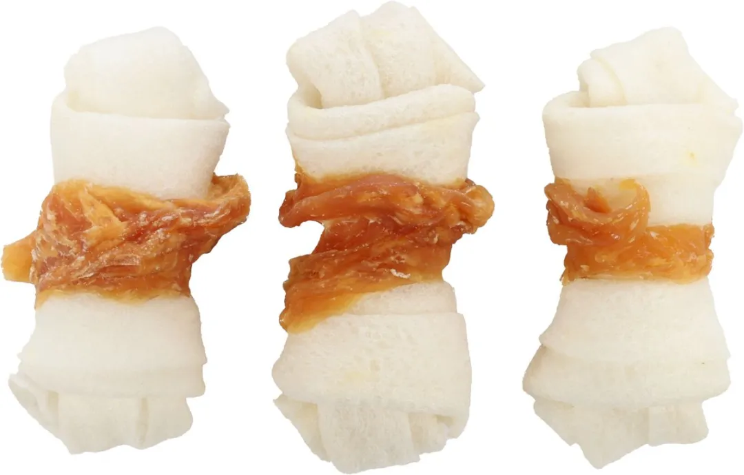Flamingo Chick'n Knotted Bone Hondensnack 85g