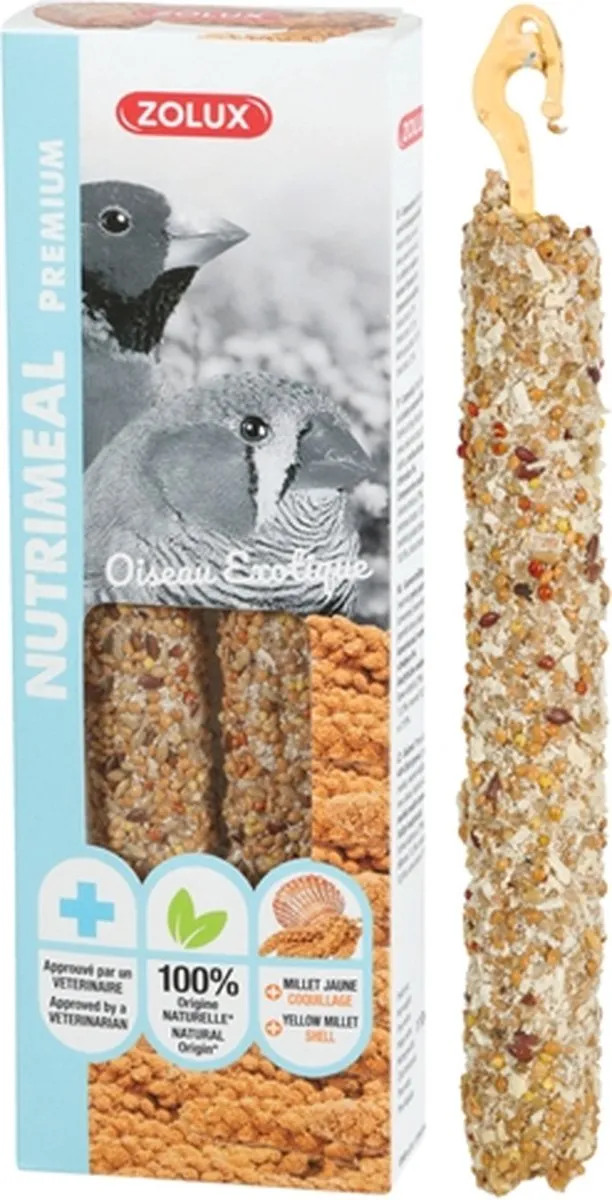 Zolux Nutrimeal Stick Tropische Vogel Gele Gierst