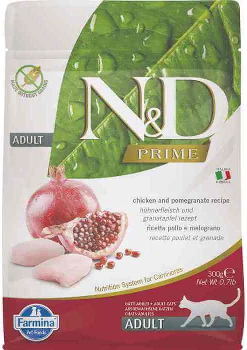 Farmina N&D Prime Kattenvoer Kip & Granaatappel 300g