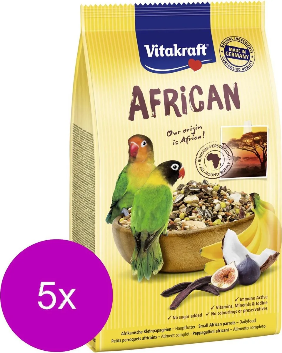 Vitakraft African Agapornidenvoer - 20 Stuks