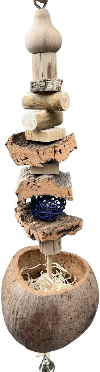 Home en Dier Coco Stick Speelgoed voor papegaaien