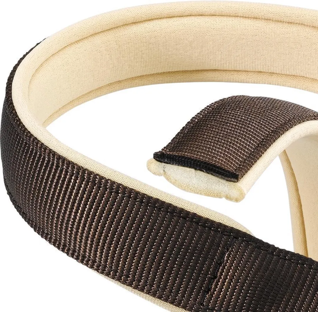 Ferplast Hondenhalsband Daytona 53 x 2,5cm Staal/Nylon - Bruin - afbeelding 2 van 3