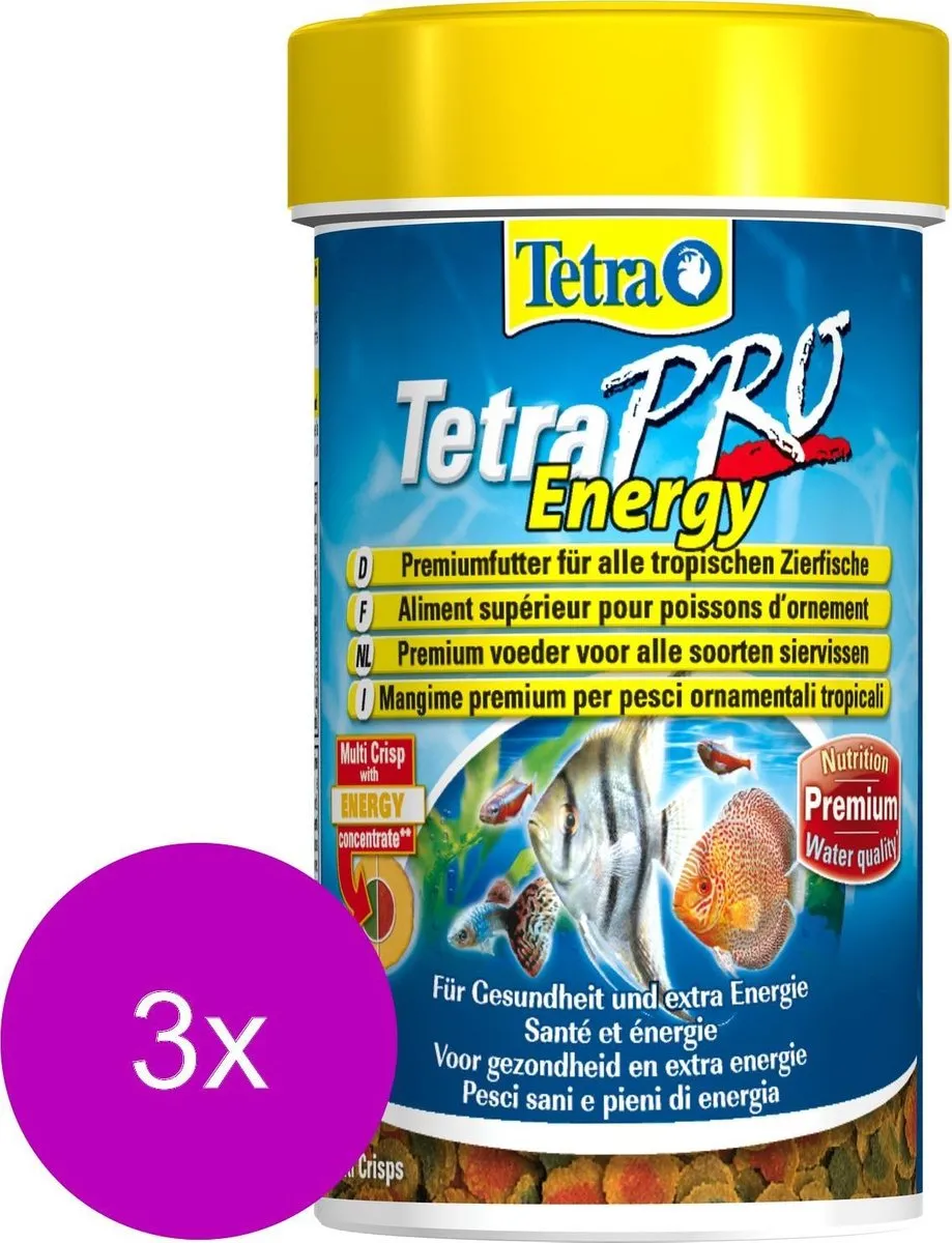Tetra Pro Crisps Vissenvoer - 3x100ml