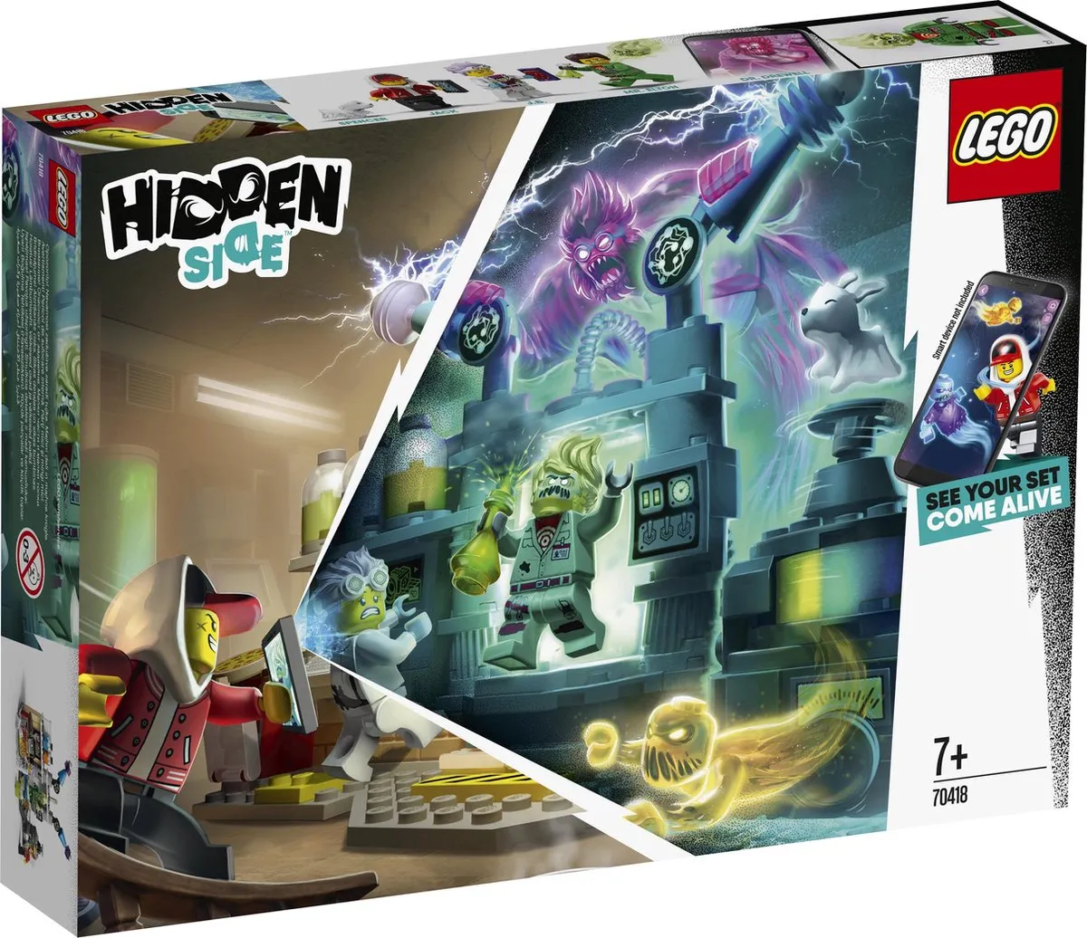LEGO Hidden Side J.B.'s Spooklab 70418 - 173 Stukken - 3 Minifiguren