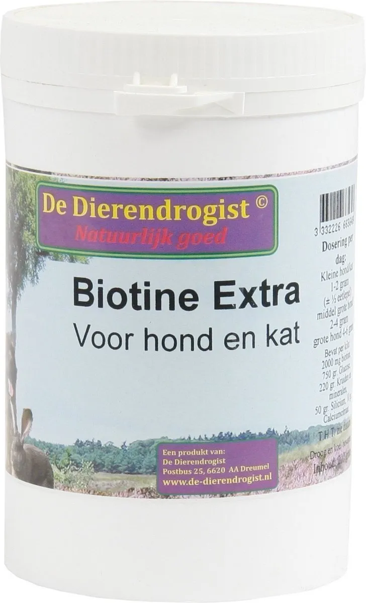 Dierendrogist Biotine Poeder+Kruiden 200g