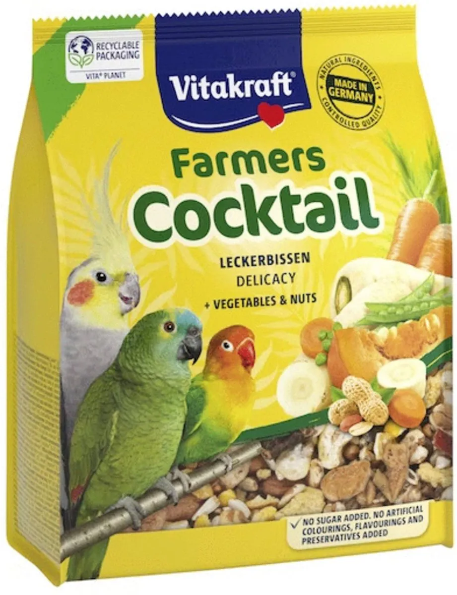 Vitakraft Farmers Cocktail Papegaaivoer 250g