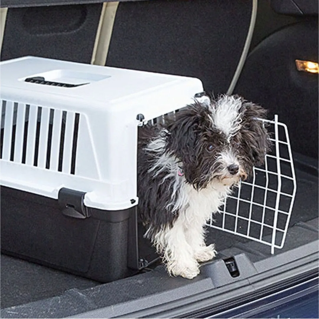 Ferplast Atlas 10 Kattenvervoersbox 48x32,5x29cm - Wit & Antraciet