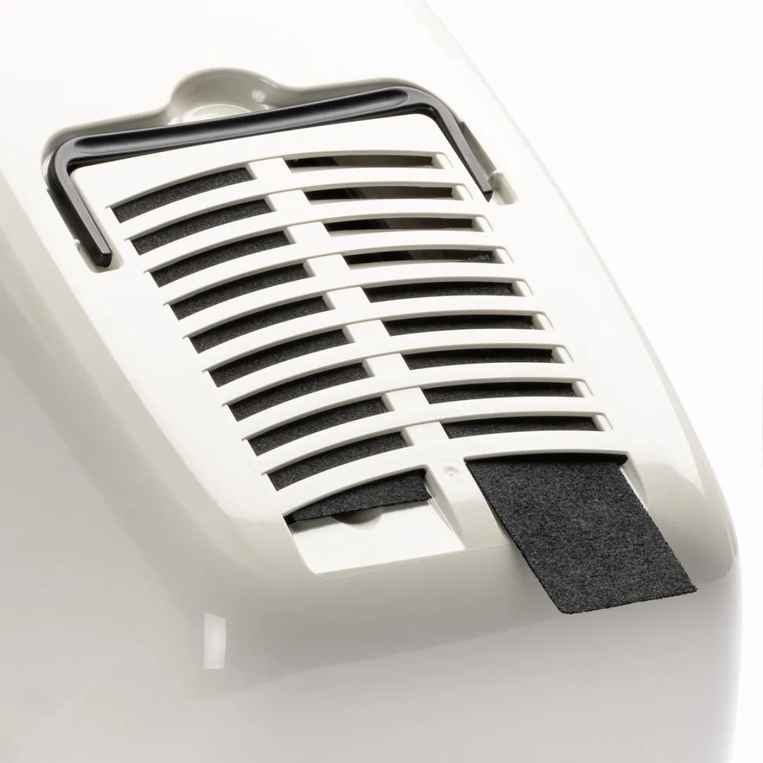 Ferplast Atlas 10 Kattenvervoersbox 48x32,5x29cm - Wit & Antraciet