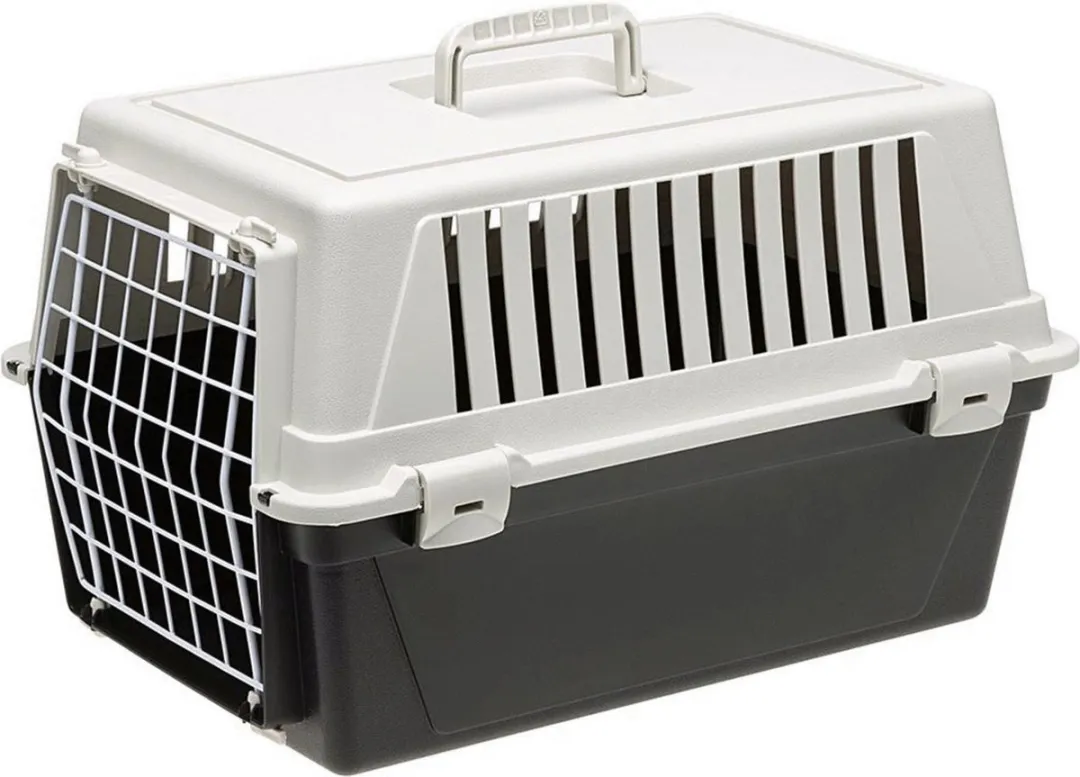 Ferplast Atlas 10 Kattenvervoersbox 48x32,5x29cm - Wit & Antraciet