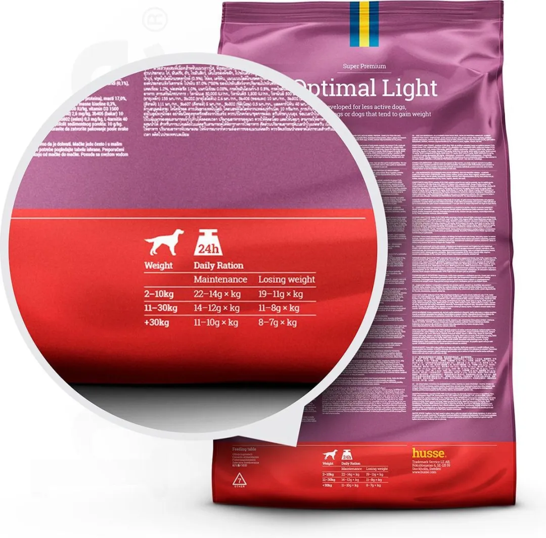 Husse Optimal Light Hondenbrokken - 7 kg