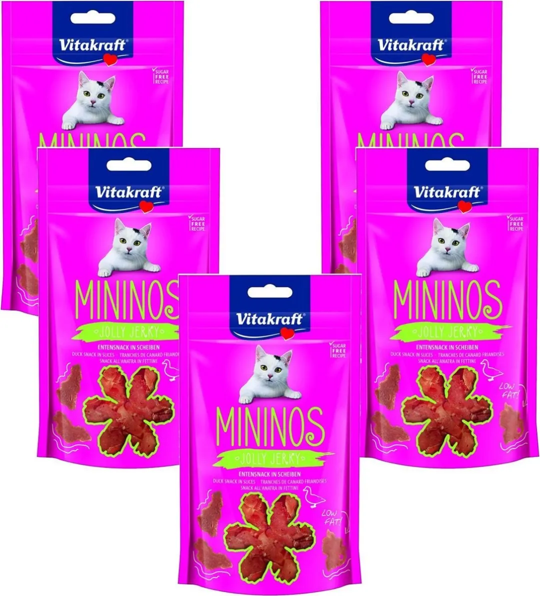 Vitakraft Mininos Jolly Jerky Eend Kattensnack