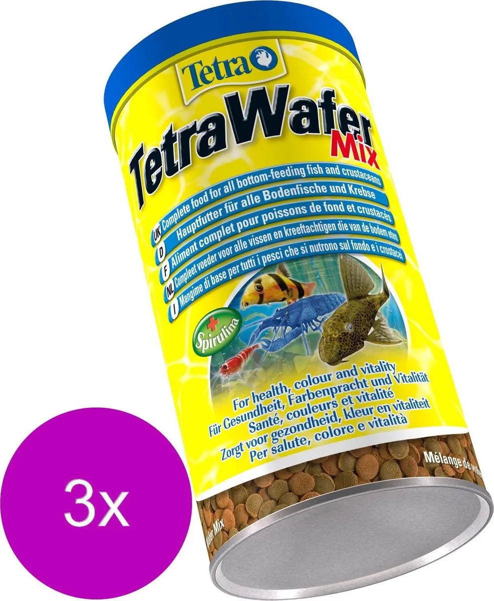 Tetra Wafermix Vissenvoer 3x1000ml