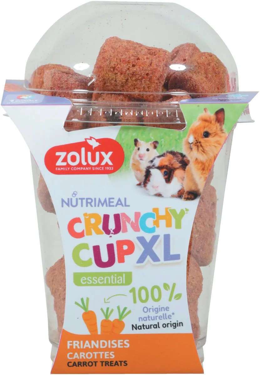 Zolux Nmeal Crunchy Cup XL Wortel 110g