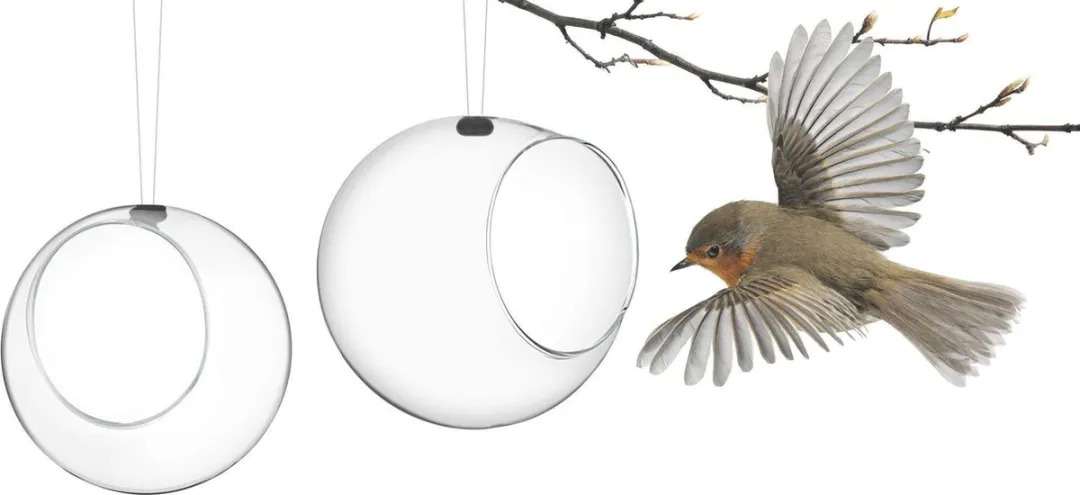Eva Solo Vogel Voederbol Mini Set - 2 Stuks - Transparant