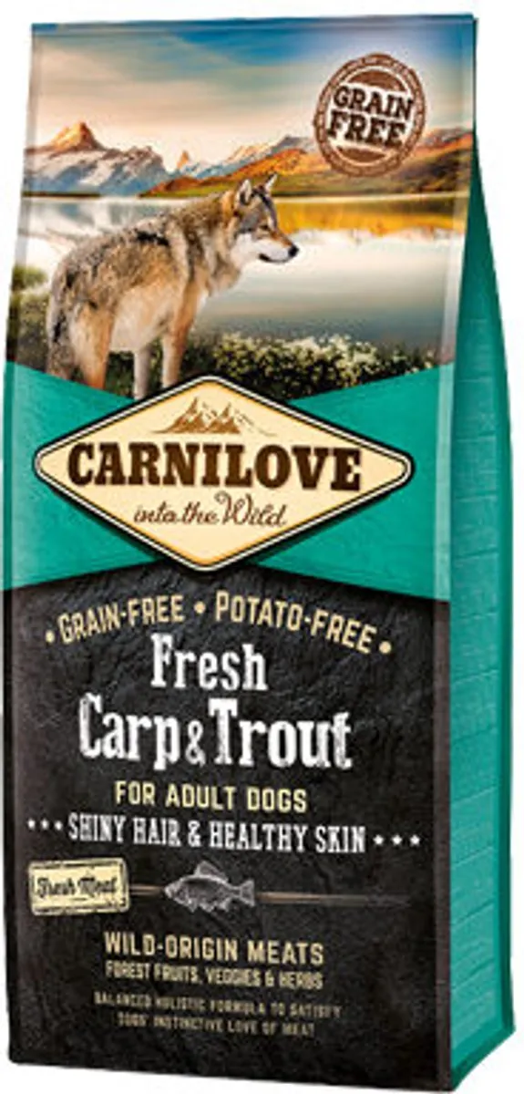 Carnilove Grain Free Fresh Carp & Trout Adult 12kg