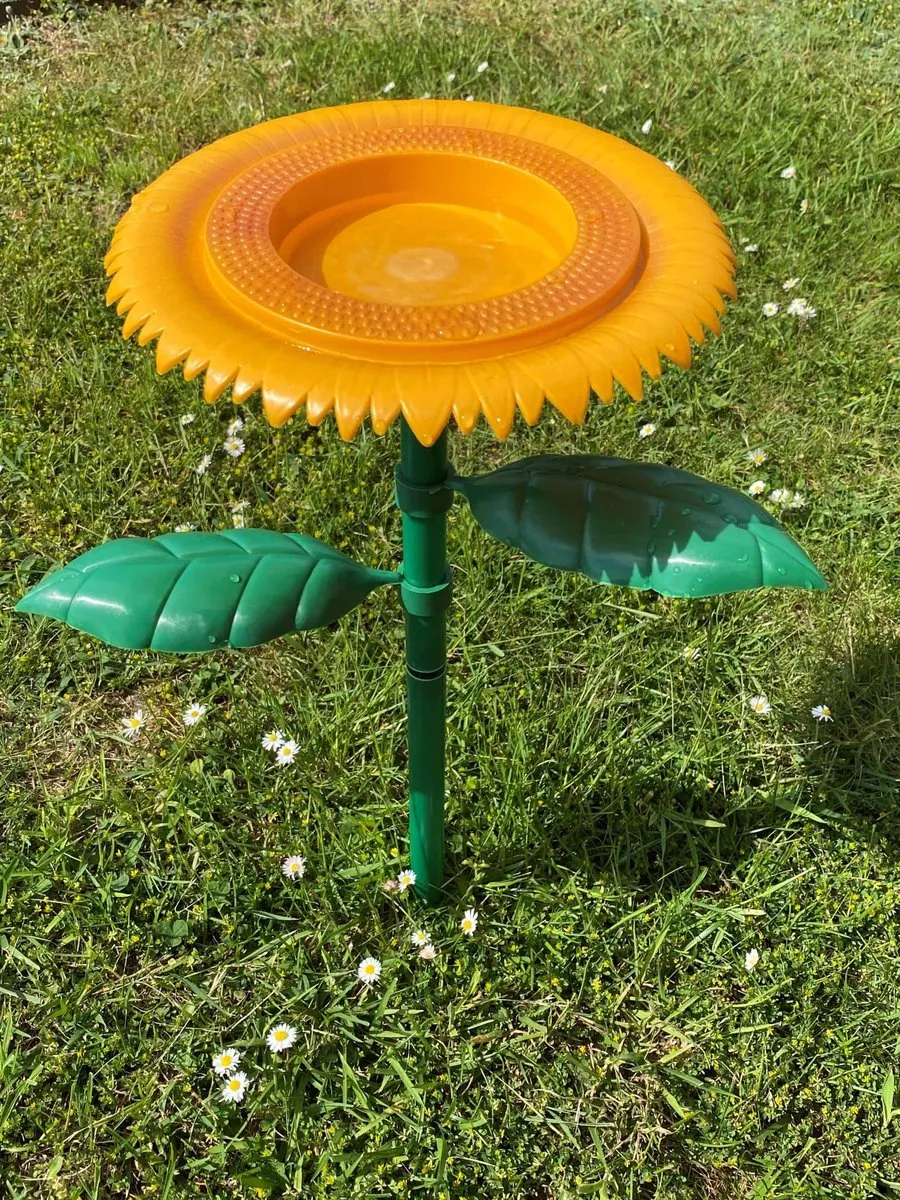 Westfalia Vogelbad Zonnebloem - Groen/oranje
