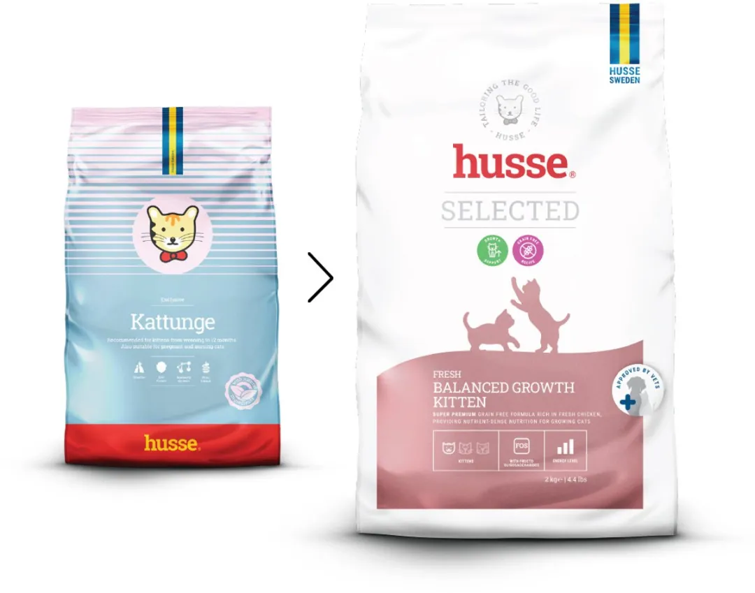 Husse Kattunge Kittenbrokjes 2 kg