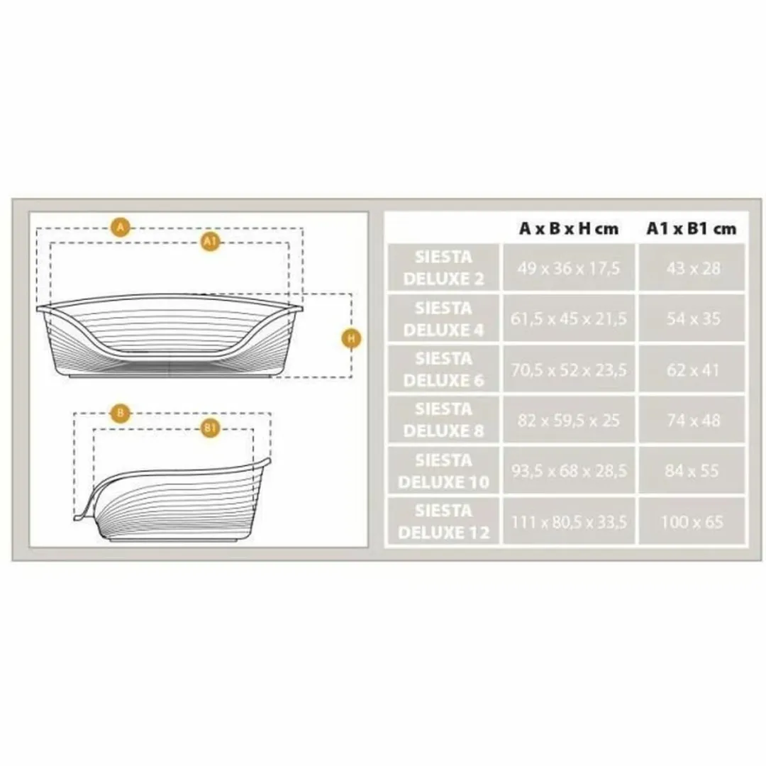 Ferplast Siesta Deluxe Hondenbench - S - Bordeauxrood - afbeelding 5 van 6