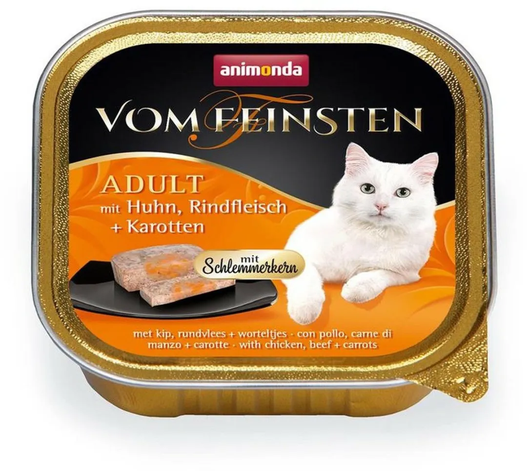 Animonda Vom Feinsten Classic Kattensmaak - Kip/Rundvlees/Wortel 32x100g