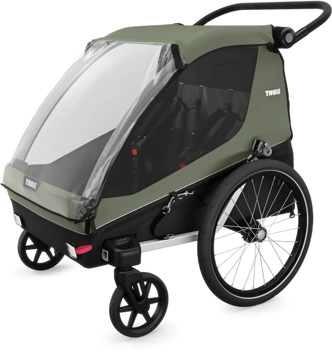 Thule Courier Fietstrailer - Vintage green