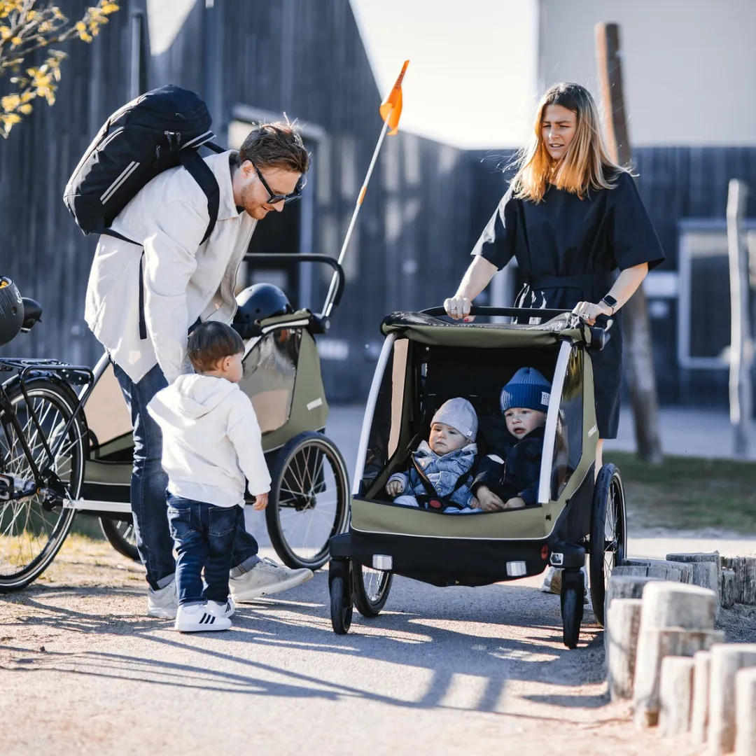 Thule Courier Fietstrailer - Vintage green