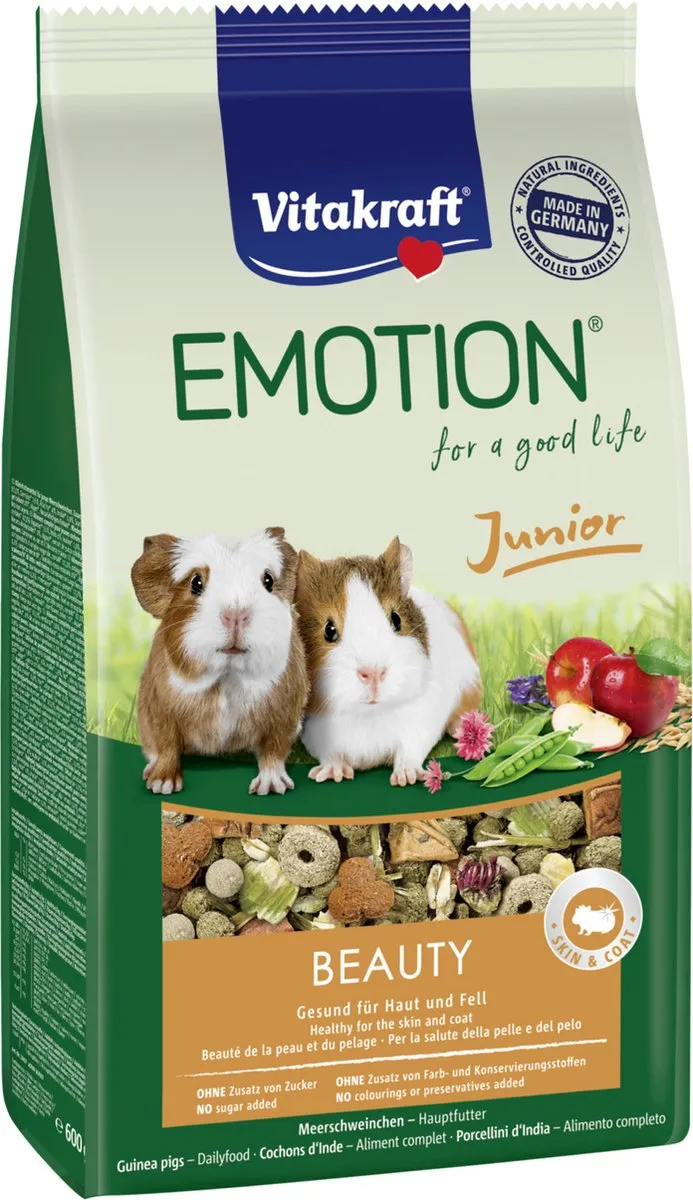 Vitakraft Emotion Beauty Selection Junior Caviavoer 600g