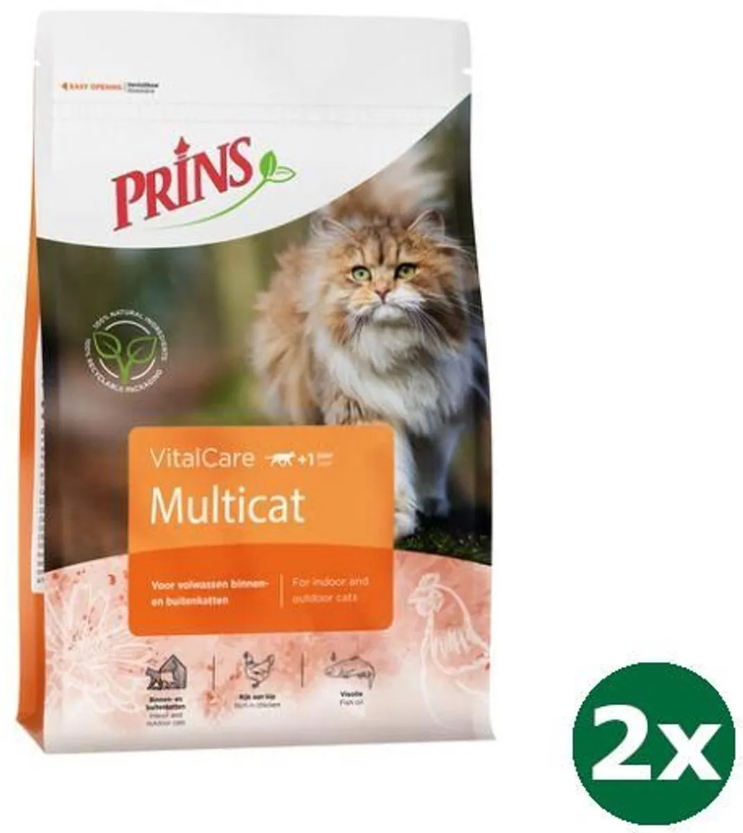 Prins Cat Vital Care Multicat Kattenvoer 8 kg