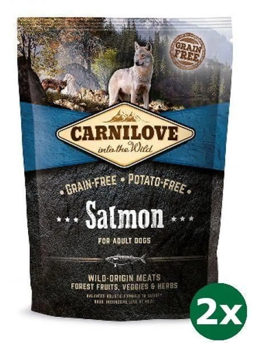 Carnilove Salmon Adult Hondenvoer 3kg (2x1,5kg)