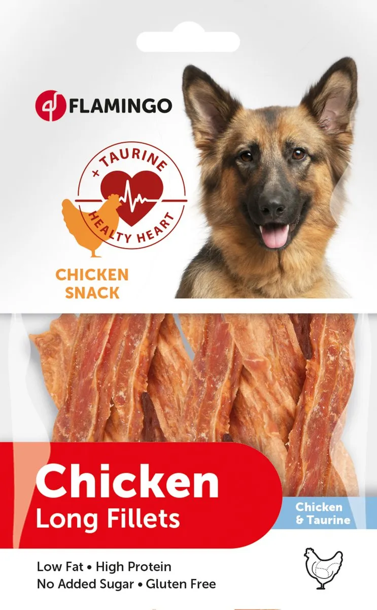Flamingo Chick'n Healthy Heart Hondensnack 85g