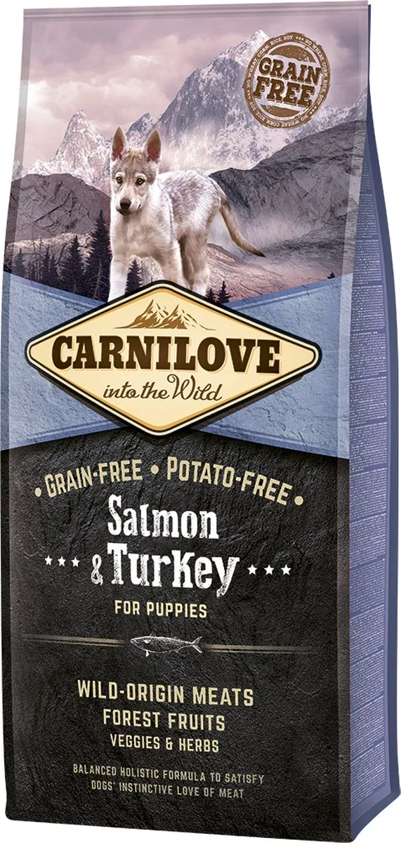 Carnilove Puppy Small Breed Zalm & Kalkoen - 1kg - afbeelding 4 van 4