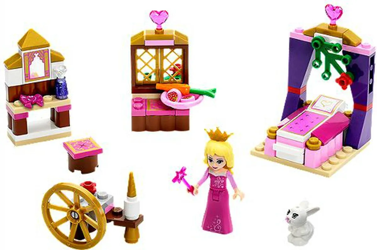 LEGO Disney Princess Doornroosje Slaapkamer 41060 - 96 Stukken - afbeelding 6 van 6
