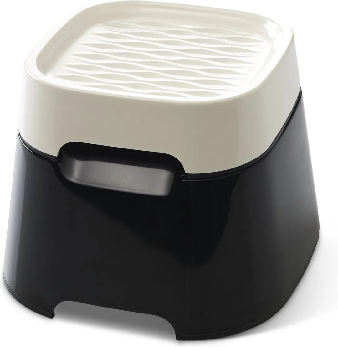Savic Ergo Cube Voerbak - 22x21x17.5cm - Zwart/Wit